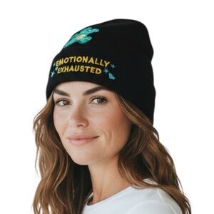 Care Bear Cap Wish Bear Ski Embroidered Knitted Hat – Winterwear Beanie Toque